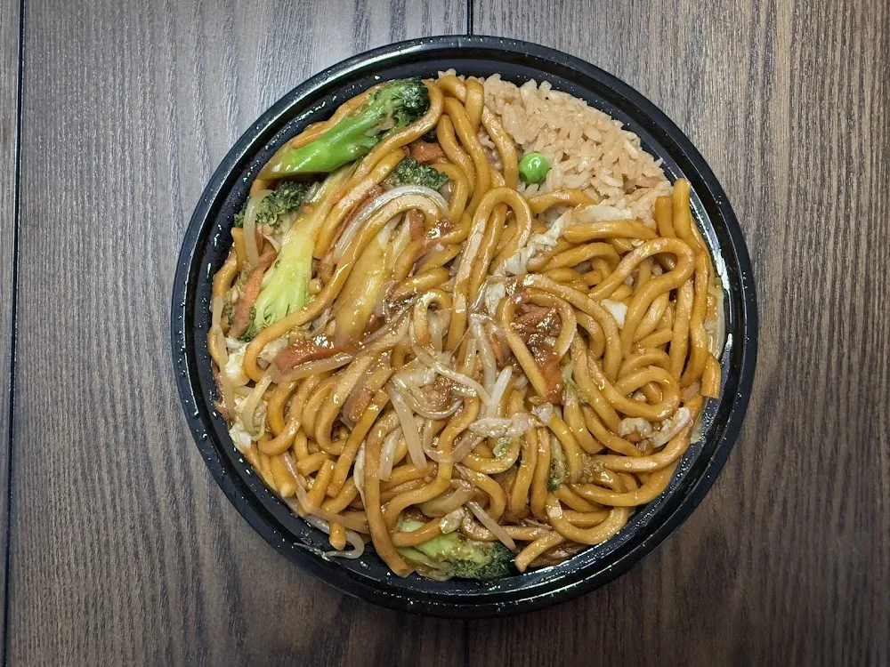 Vegetable Lo Mein & Vegetable Fried Rice