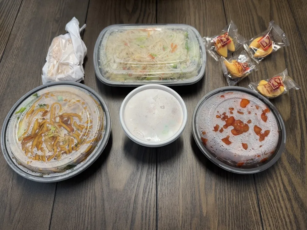 Vegetable Lo Mein Vegetable Mei Fun Vegetable Fried Rice and General TSO’S Chicken